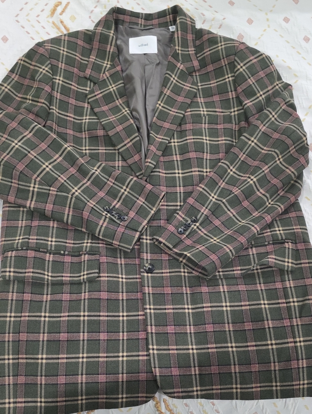 Wilfred Plaid Blazer